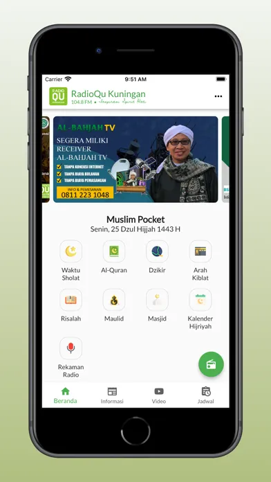 RadioQu Kuningan Muslim Pocket سکرین شاٹس