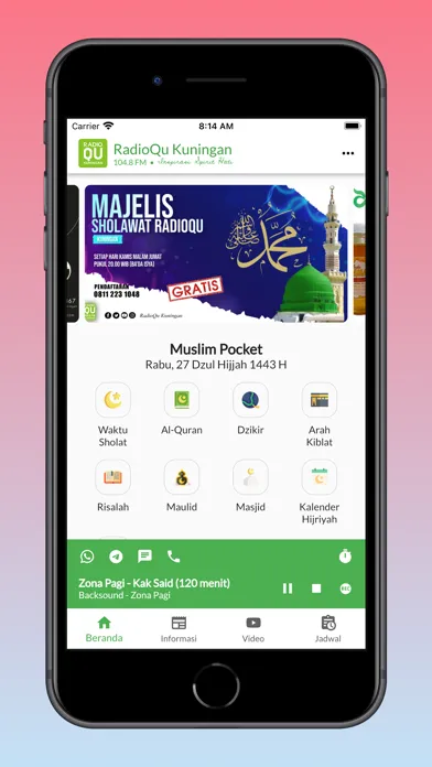 RadioQu Kuningan Muslim Pocket سکرین شاٹس