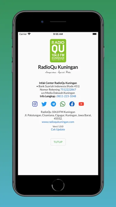RadioQu Kuningan Muslim Pocket سکرین شاٹس