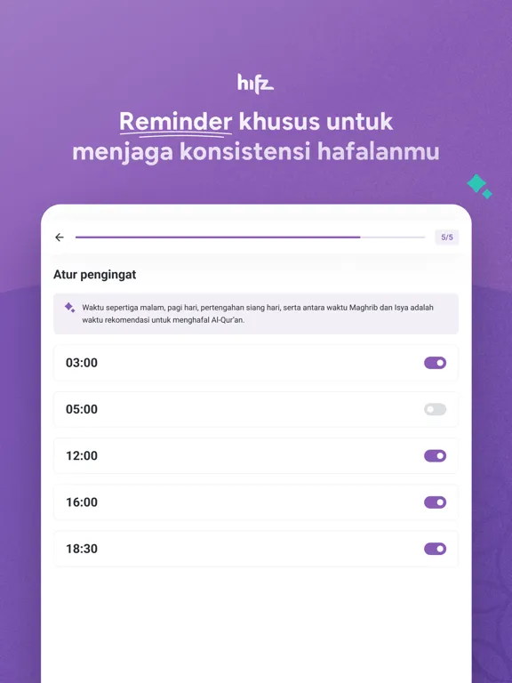 Qur'an Hifz by Dzikra iPad  سکرین شاٹس