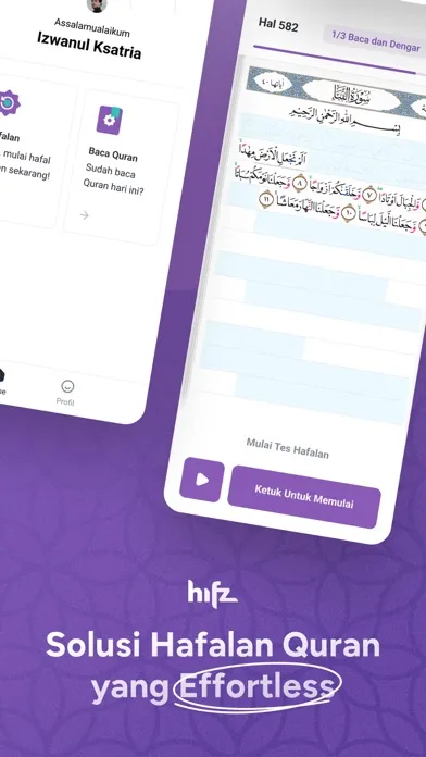 Qur'an Hifz by Dzikra سکرین شاٹس