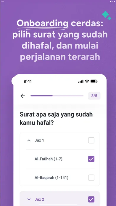 Qur'an Hifz by Dzikra سکرین شاٹس