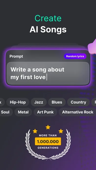 AI music maker: song generator স্ক্রিনশট