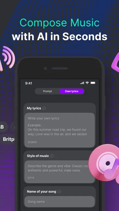 AI music maker: song generator স্ক্রিনশট