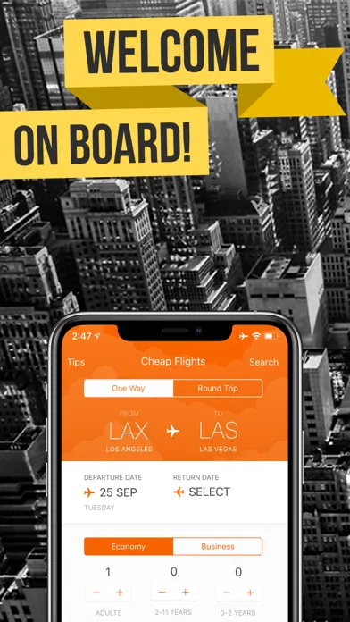 Captures d'écran de AirJet: Flight & Hotel Finder