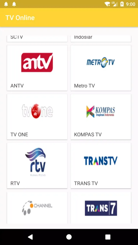 Скриншоты TV Online