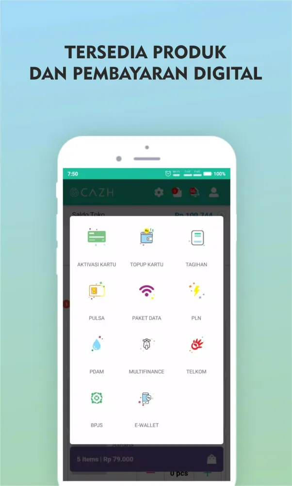Cazh POS应用截图