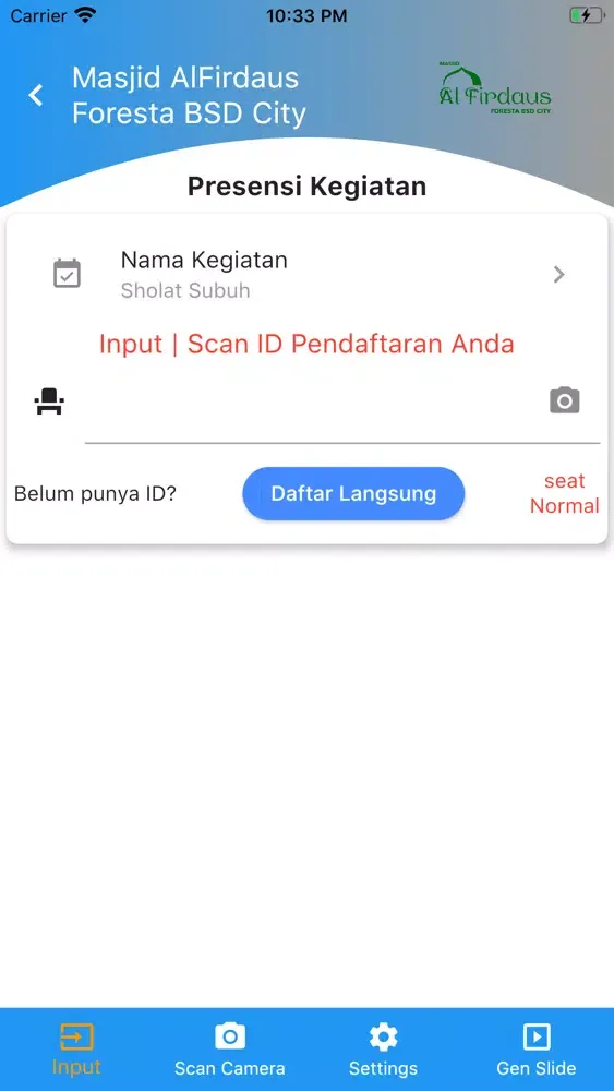 Tangkapan skrin AlFirdaus Foresta