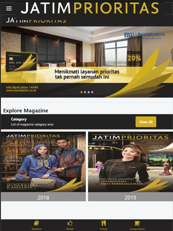 Zrzuty ekranu e-Jatim Prioritas iPad 