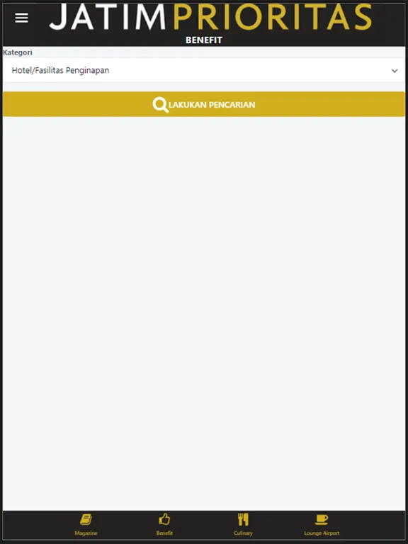 Zrzuty ekranu e-Jatim Prioritas iPad 