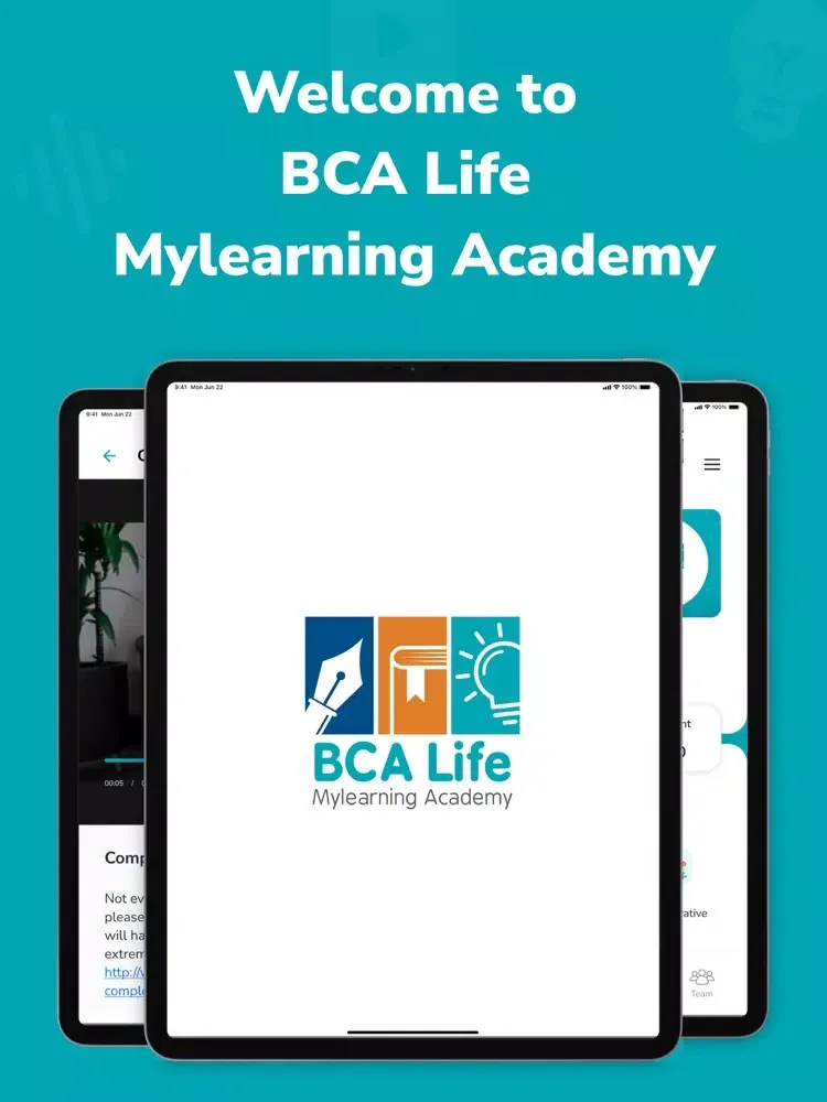 Zrzuty ekranu BCA Life Mylearning Academy iPad 