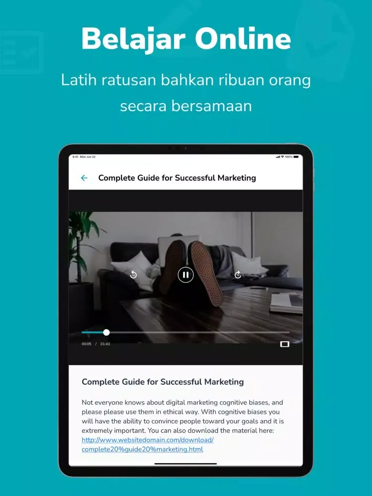 Zrzuty ekranu BCA Life Mylearning Academy iPad 