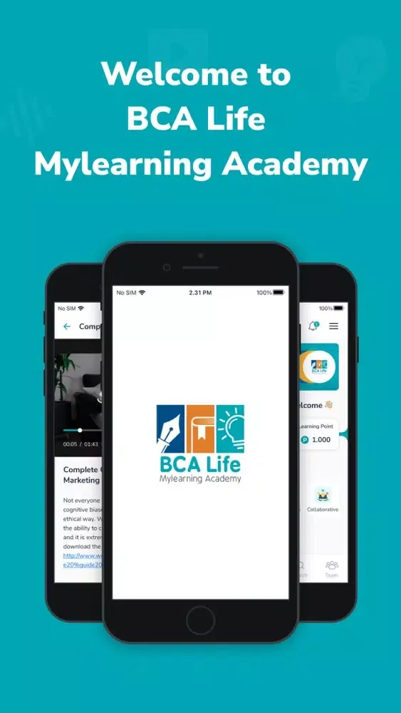 Zrzuty ekranu BCA Life Mylearning Academy