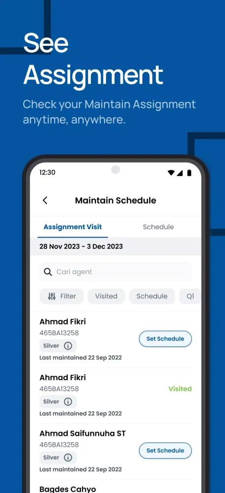 Screenshot di SQUARE