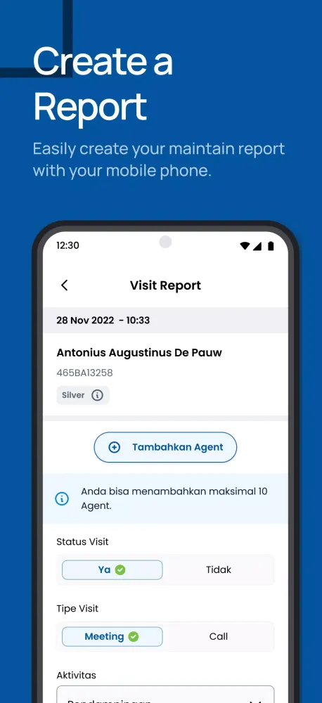 Screenshot di SQUARE