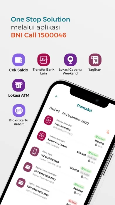 BNI CALL Screenshots