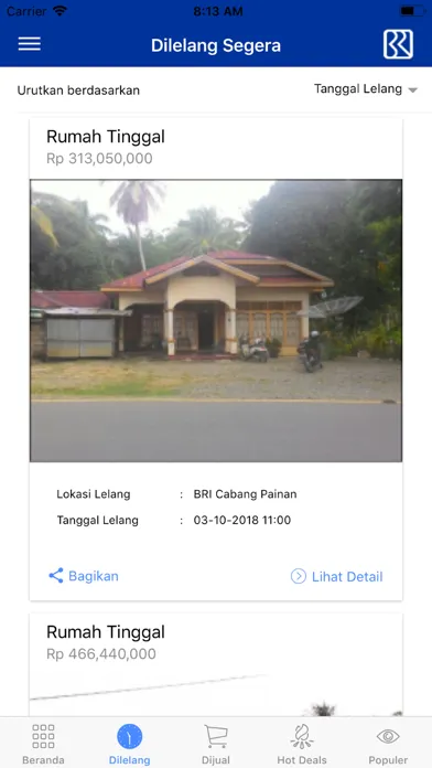 Info Lelang BRI应用截图