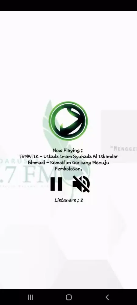 Screenshot di Darussalam 106.7 FM