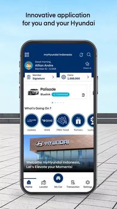 Ảnh chụp màn hình của myHyundai Indonesia