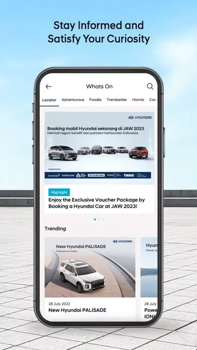Ảnh chụp màn hình của myHyundai Indonesia
