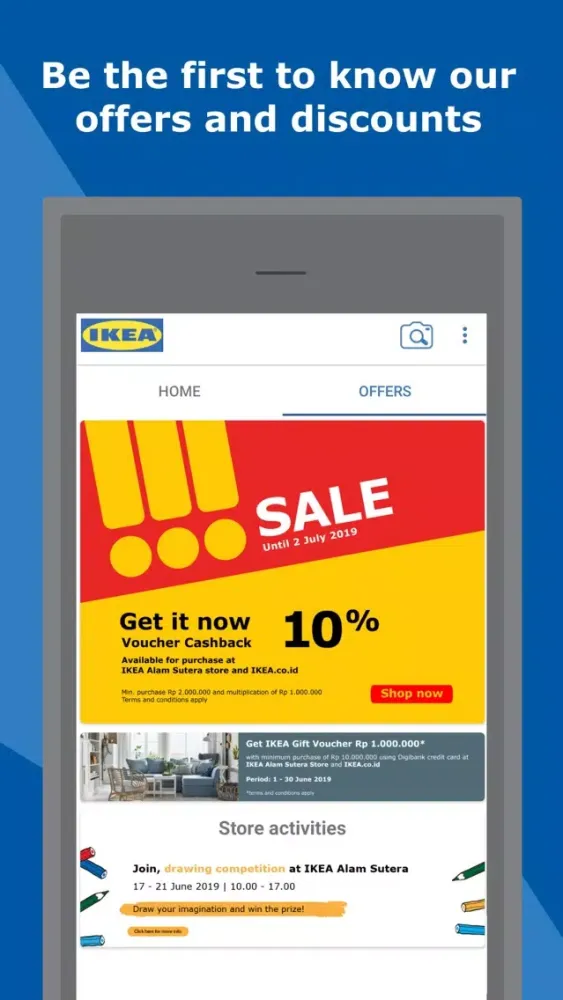 Capturas de pantalla de IKEA Indonesia