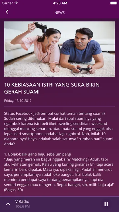V Radio Screenshots