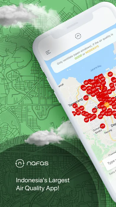nafas | Indonesia Air Quality Screenshots