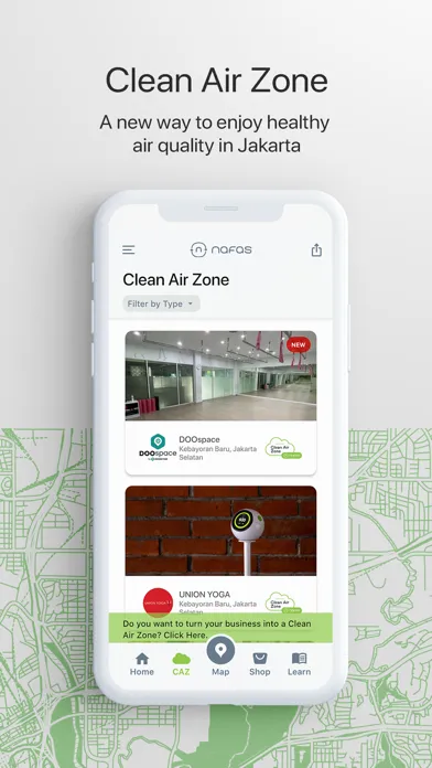 nafas | Indonesia Air Quality Screenshots
