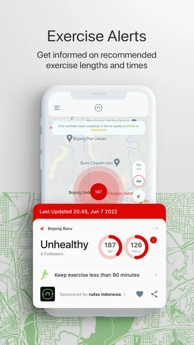 nafas | Indonesia Air Quality Screenshots