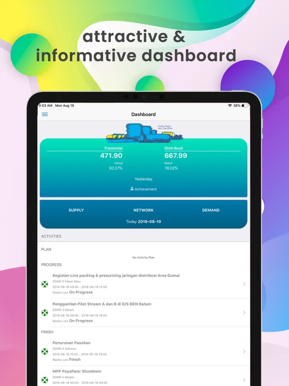 SIPGAS Mobile iPad  Ekran Görüntüleri