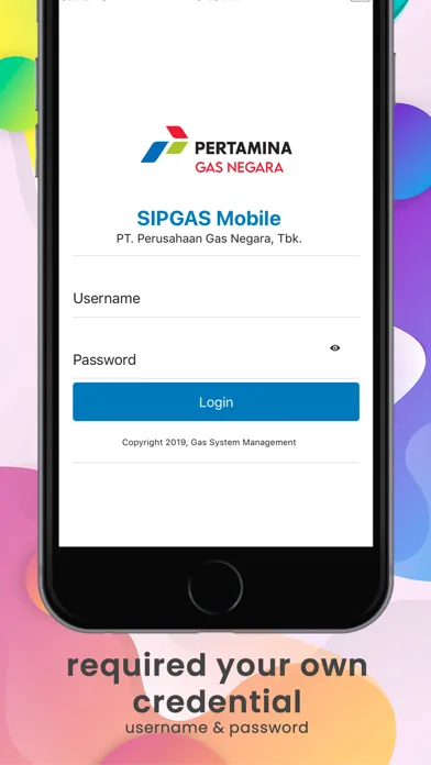 SIPGAS Mobile Ekran Görüntüleri