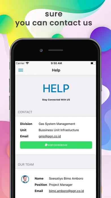 SIPGAS Mobile Ekran Görüntüleri