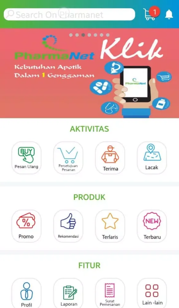 Pharmanet B2B Screenshots