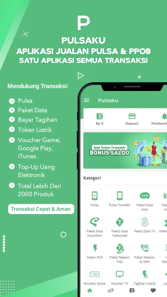 Agen Pulsa Termurah - Pulsaku Ekran Görüntüleri