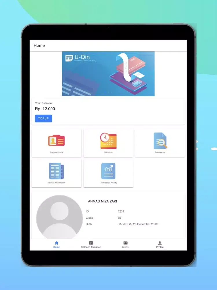 Platform Sekolah Pintar iPad  Screenshots