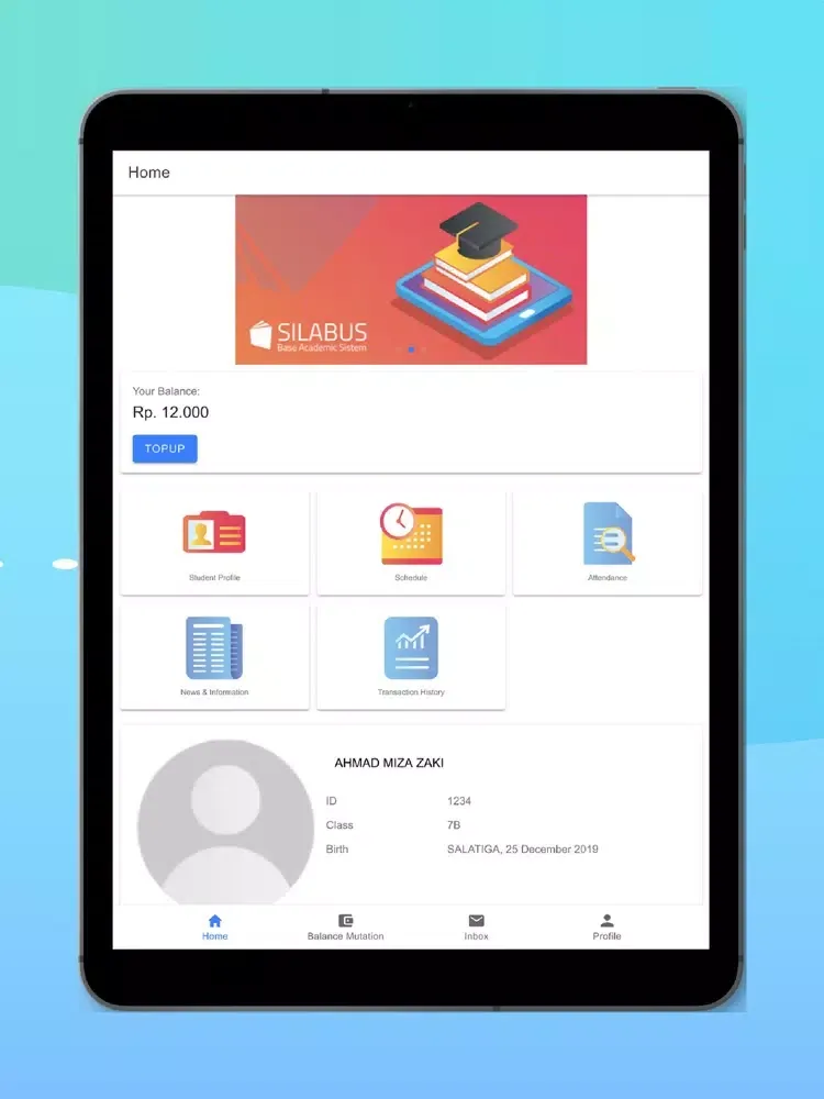 Platform Sekolah Pintar iPad  Screenshots