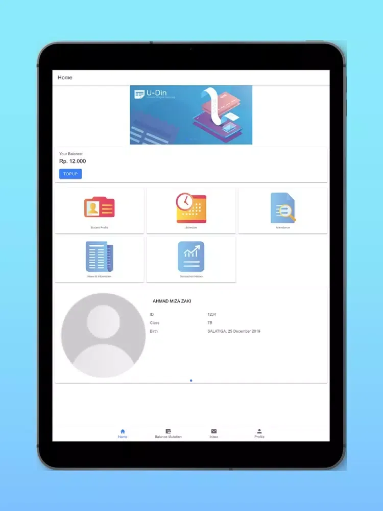 Platform Sekolah Pintar iPad  Screenshots