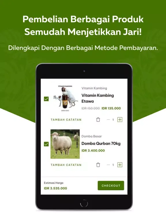 Ảnh chụp màn hình của Pasar Hewan iPad 