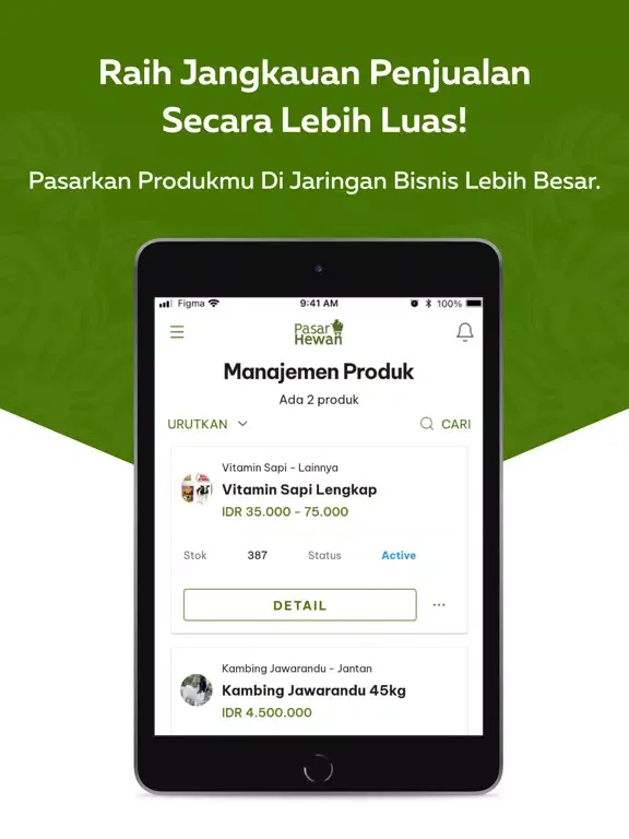 Pasar Hewan Penjual iPad 應用截圖