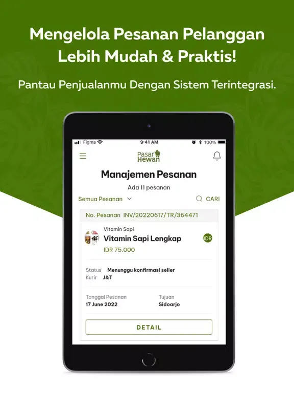 Pasar Hewan Penjual iPad 應用截圖