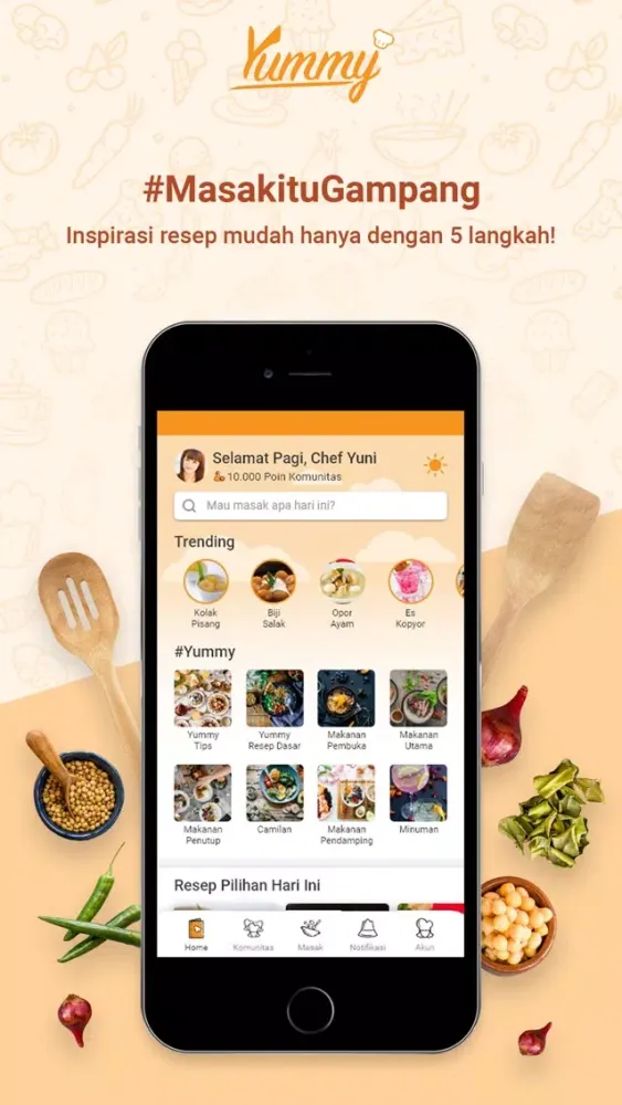 تصاویر Yummy App - Resep Masakan