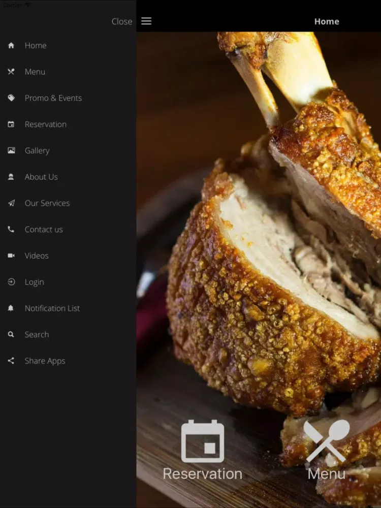 Zrzuty ekranu ARENA PUB & RESTAURANT iPad 