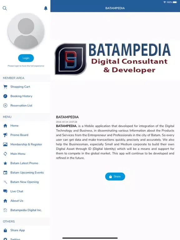 BATAMPEDIA iPad  স্ক্রিনশট