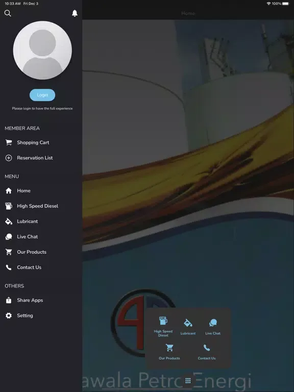 Screenshot di Cakrawala Petro Energy iPad 