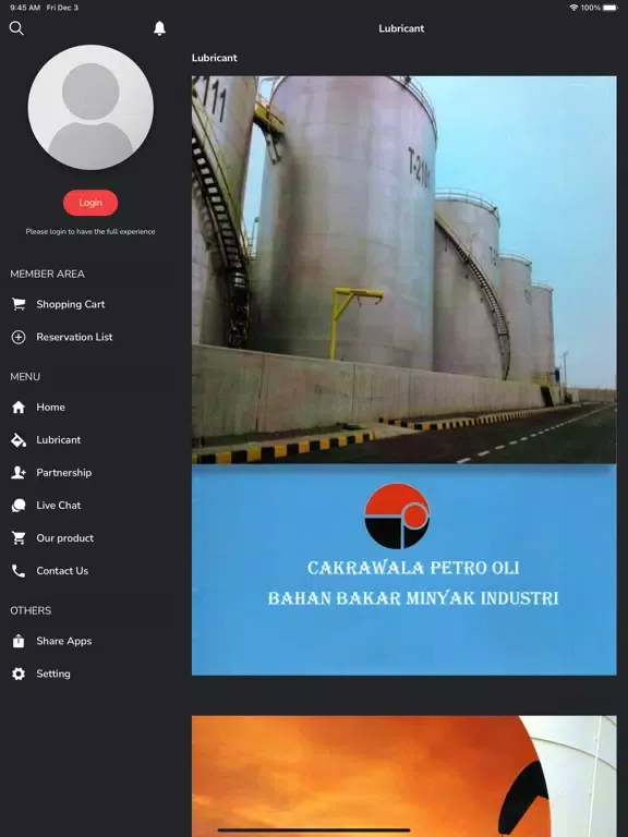 Capturas de pantalla de Cakrawala Petro Oli iPad 