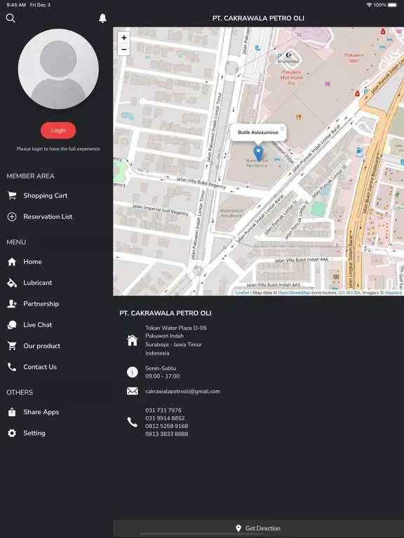 Capturas de pantalla de Cakrawala Petro Oli iPad 