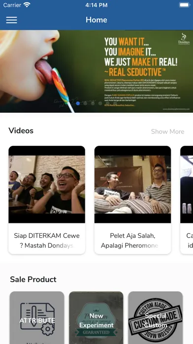 ภาพหน้าจอของ DONDAYS PHEROMONE INDONESIA