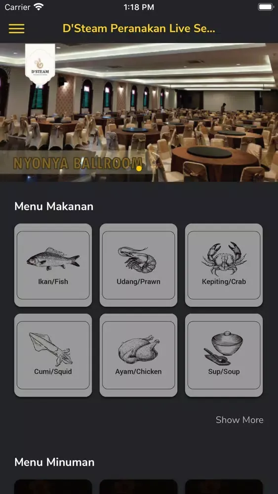 Dsteam Peranakan Seafood.应用截图