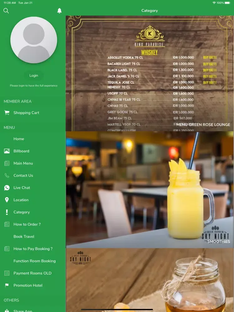 Capturas de pantalla de Green Rose Hotel iPad 