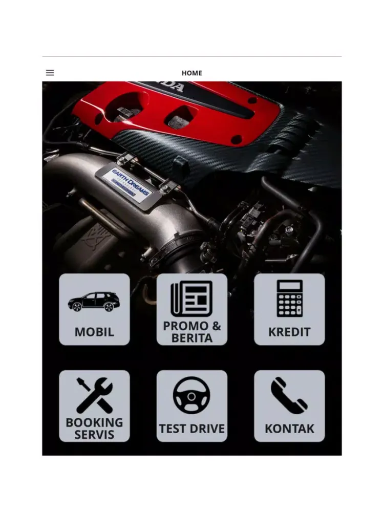 Zrzuty ekranu Honda Istana Banyuwangi iPad 